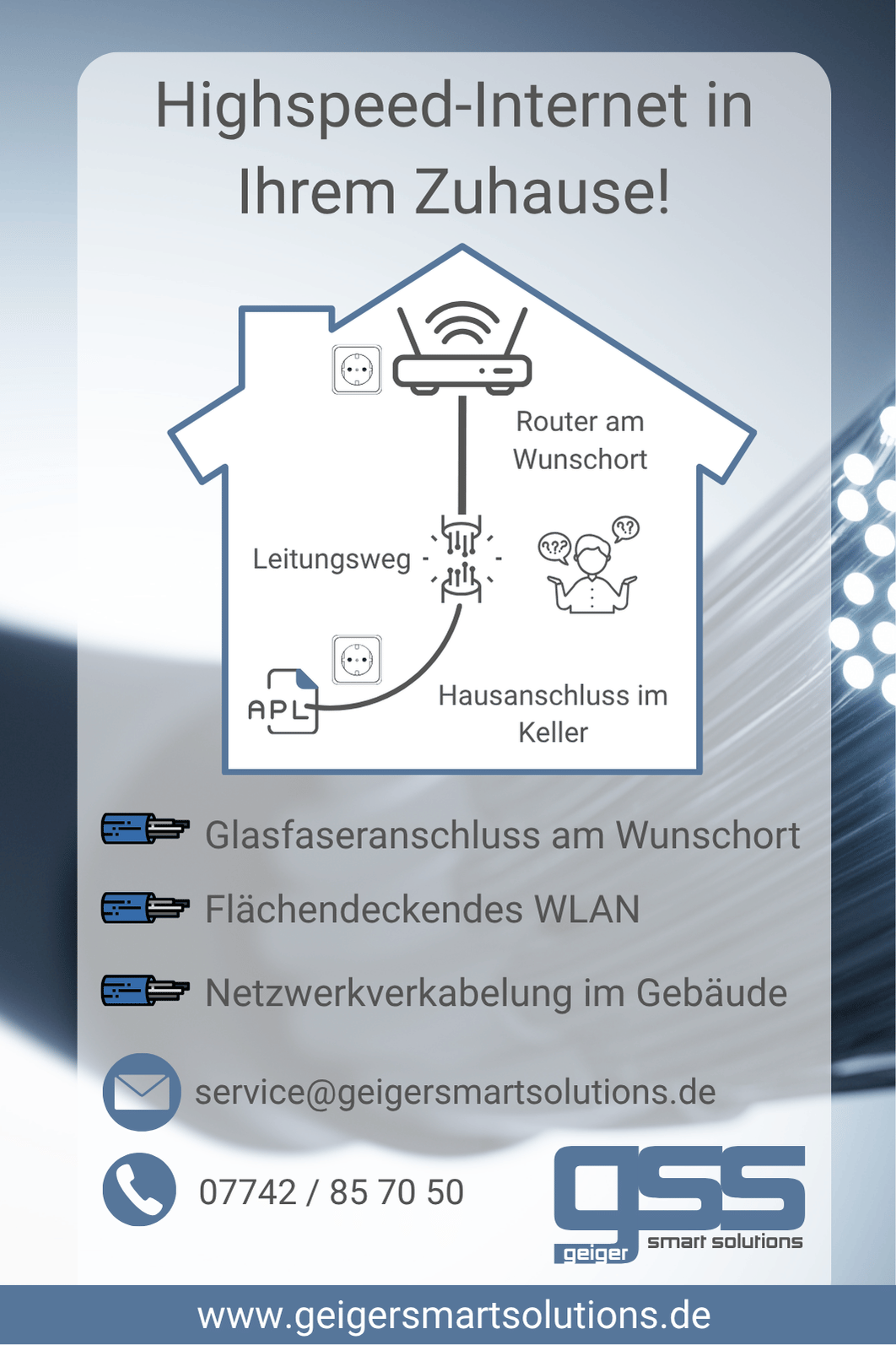 Geiger Smart Solutions Glasfaser